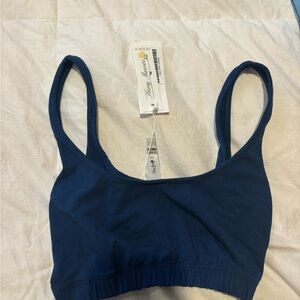 Heavy Manner Blue Women's Bra Top